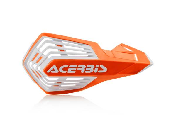 ACERBIS - X-FUTURE HANDGUARD ORANGE/WHITE - Image 1