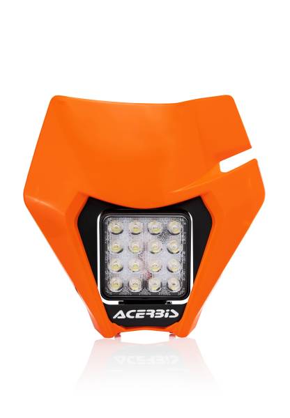 ACERBIS - FRONT VSL HEADLIGHT 4320 LUMEN ORANGE KTM - Image 1