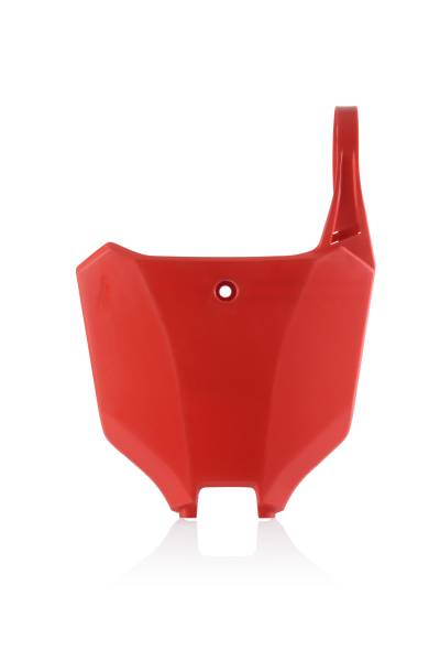 ACERBIS - FRONT NUMBER PLATE HON RED - Image 1