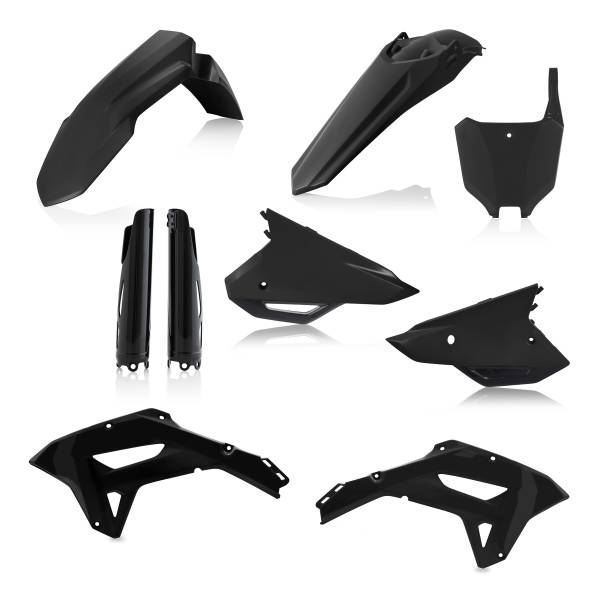 ACERBIS - PLASTIC KIT- FULL HON BLACK - Image 1