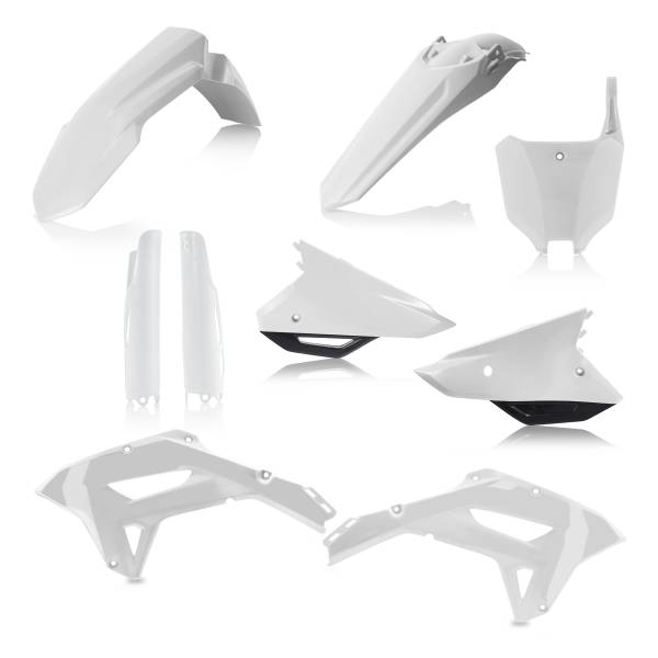 ACERBIS - PLASTIC KIT- FULL HON WHITE/BLACK - Image 1