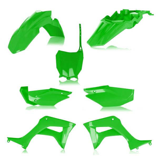 ACERBIS - FULL PLASTIC KIT HON GREEN - Image 1