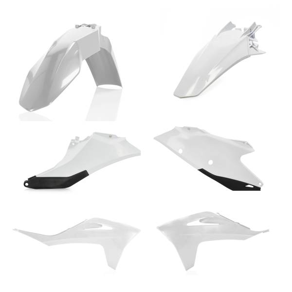 ACERBIS - PLASTIC KIT GAS/KTM WHITE/BLACK - Image 1