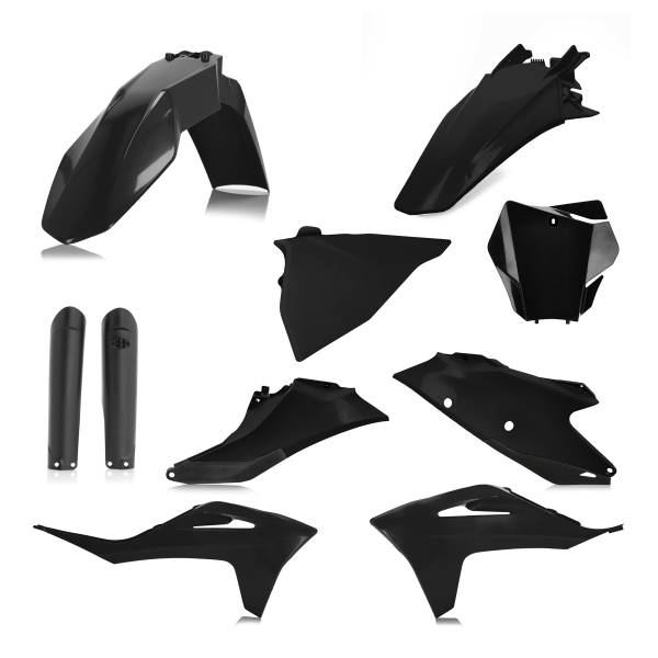 ACERBIS - FULL PLASTIC KIT GAS/KTM BLACK - Image 1