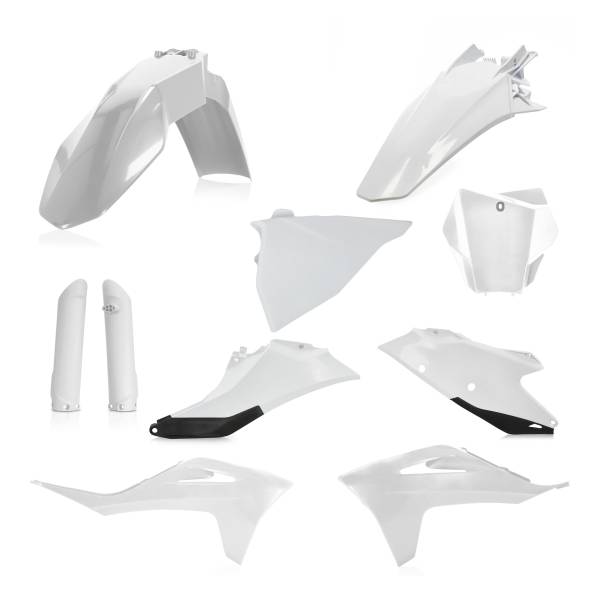 ACERBIS - FULL PLASTIC KIT GAS/KTM WHITE/BLACK - Image 1