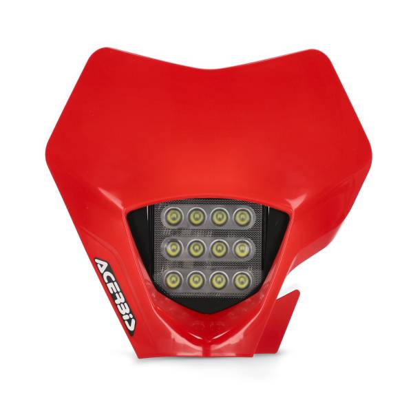 ACERBIS - HEADLIGHT MASK VSL GAS RED - Image 1