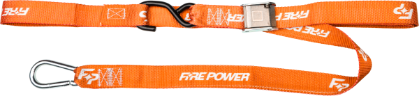 FIRE POWER - 1.5" TIE-DOWN SOFT-TYE ORANGE 2/PK - Image 1