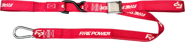 FIRE POWER - 1.5" TIE-DOWN SOFT-TYE RED 2/PK - Image 1