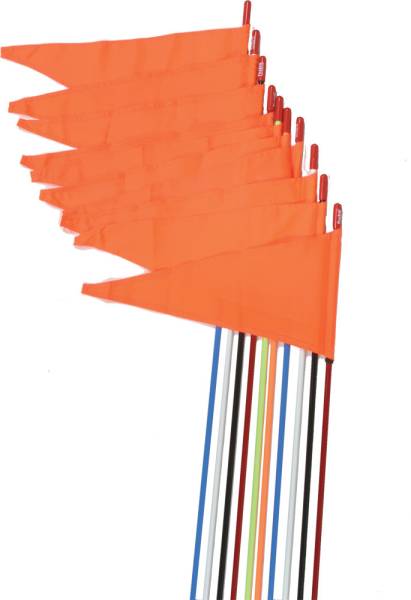 FIRESTIK - SAFETY FLAGS SPRING MOUNT NEON PINK 7' 10/PK - Image 1