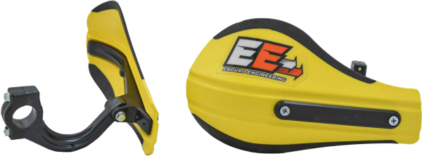 ENDURO ENGINEERING - COMPOSITE MNT ROOST DEFLECTORS YELLOW W/MOUNTING HARDWARE - Image 1