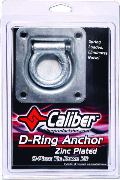 CALIBER - ZINC COATED TRAILER D-RING KIT - Image 1