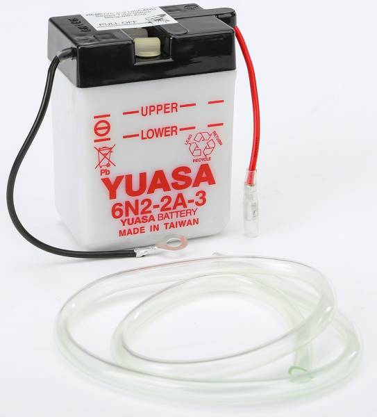 YUASA - BATTERY 6N2-2A-3 CONVENTIONAL - Image 1