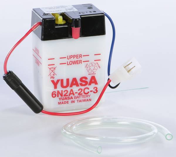 YUASA - BATTERY 6N2A-2C-3 CONVENTIONAL - Image 1