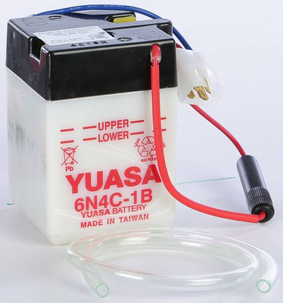 YUASA - BATTERY 6N4C-1B CONVENTIONAL - Image 1