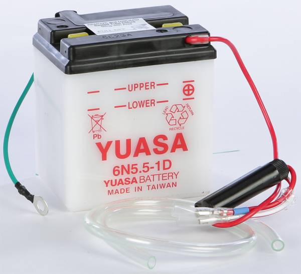 YUASA - BATTERY 6N5.5-1D CONVENTIONAL - Image 1