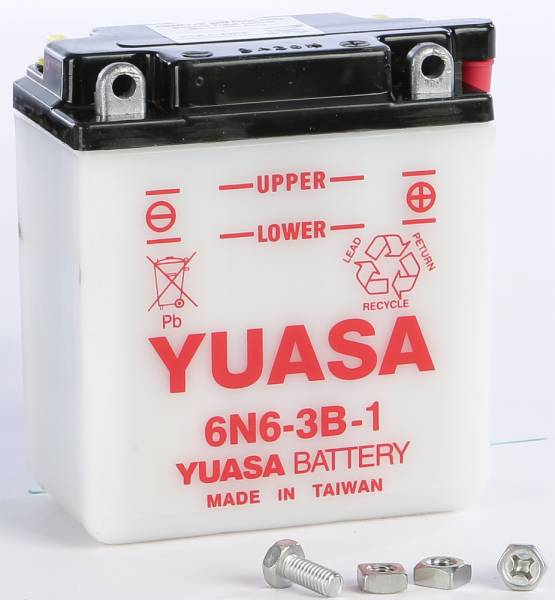 YUASA - BATTERY 6N6-3B-1 CONVENTIONAL - Image 1