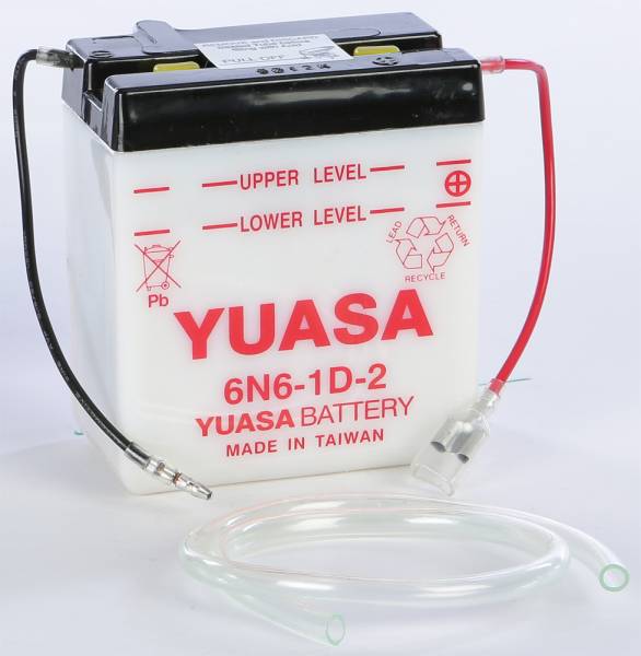 YUASA - BATTERY 6N6-1D-2 CONVENTIONAL - Image 1