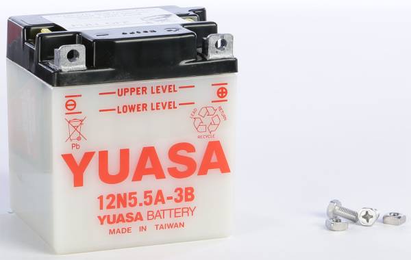 YUASA - BATTERY 12N5.5A-3B CONVENTIONAL - Image 1