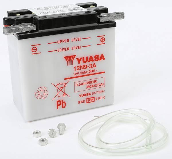 YUASA - BATTERY 12N9-3A CONVENTIONAL - Image 1