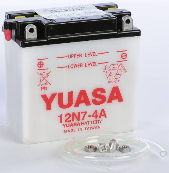 YUASA - BATTERY 12N7-4A CONVENTIONAL - Image 1