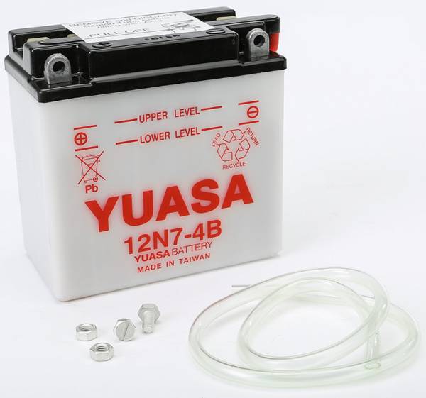 YUASA - BATTERY 12N7-4B CONVENTIONAL - Image 1