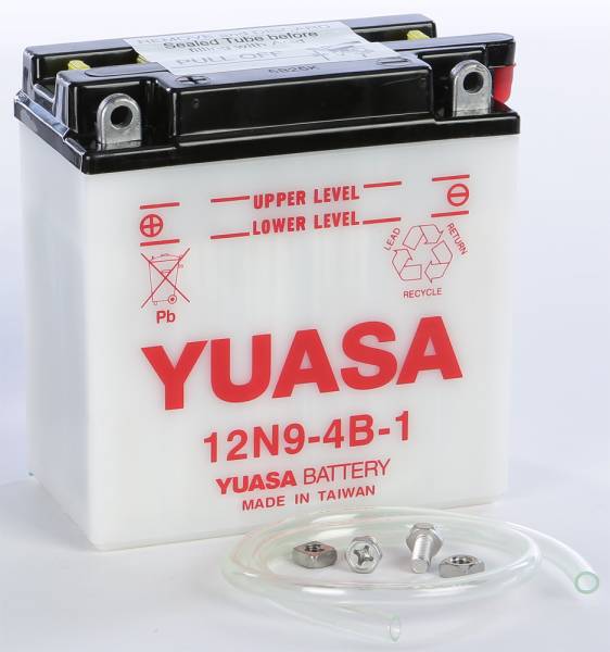 YUASA - BATTERY 12N9-4B-1 CONVENTIONAL - Image 1