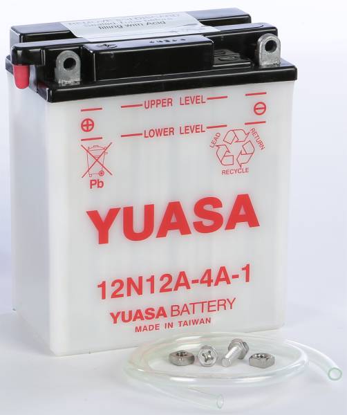 YUASA - BATTERY 12N12A-4A-1 CONVENTIONAL - Image 1