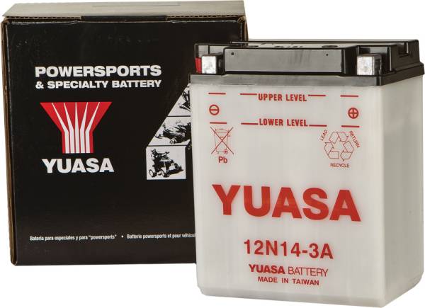 YUASA - BATTERY 12N14-3A CONVENTIONAL - Image 1