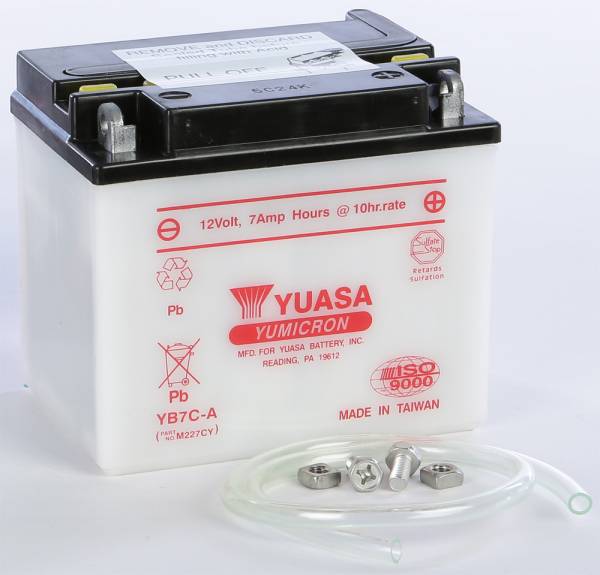 YUASA - BATTERY YB7C-A CONVENTIONAL - Image 1