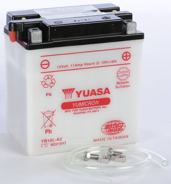 YUASA - BATTERY YB10L-A2 CONVENTIONAL - Image 1