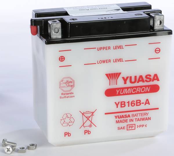 YUASA - BATTERY YB16B-A CONVENTIONAL - Image 1