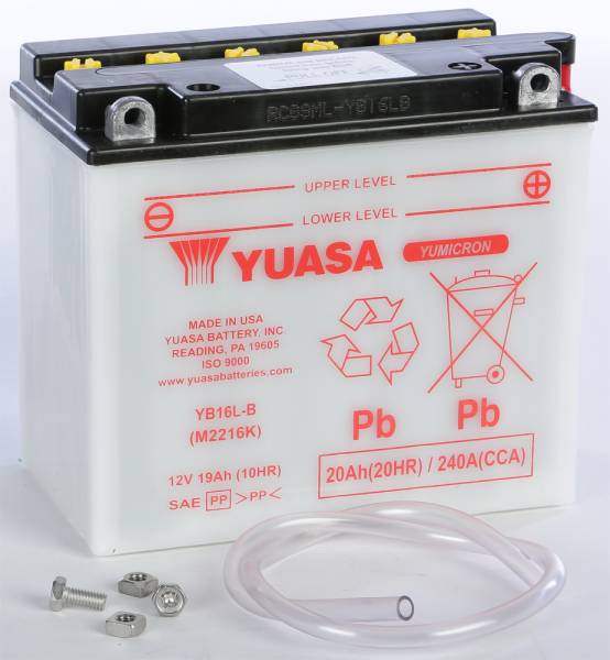 YUASA - BATTERY YB16L-B CONVENTIONAL - Image 1