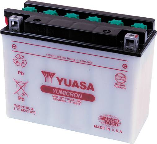 YUASA - BATTERY Y50-N18L-A CONVENTIONAL - Image 1