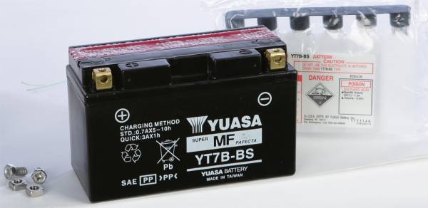 YUASA - BATTERY YT7B-BS MAINTENANCE FREE - Image 1