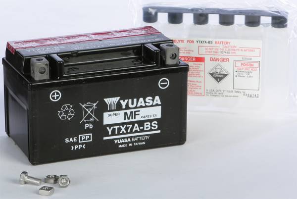 YUASA - BATTERY YTX7A-BS MAINTENANCE FREE - Image 1