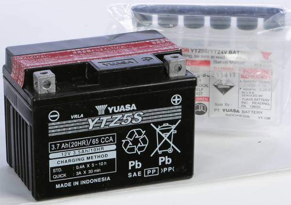 YUASA - BATTERY YTZ5S-BS MAINTENANCE FREE - Image 1