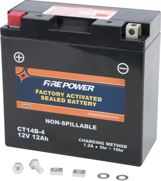 FIRE POWER - BATTERY CT14B-4 CT14B SEALED FACTORY ACTIVATED - Image 1