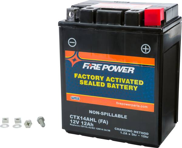 FIRE POWER - BATTERY CTX14AHL/CB14L-A2 SEALED FACTORY ACTIVATED - Image 1