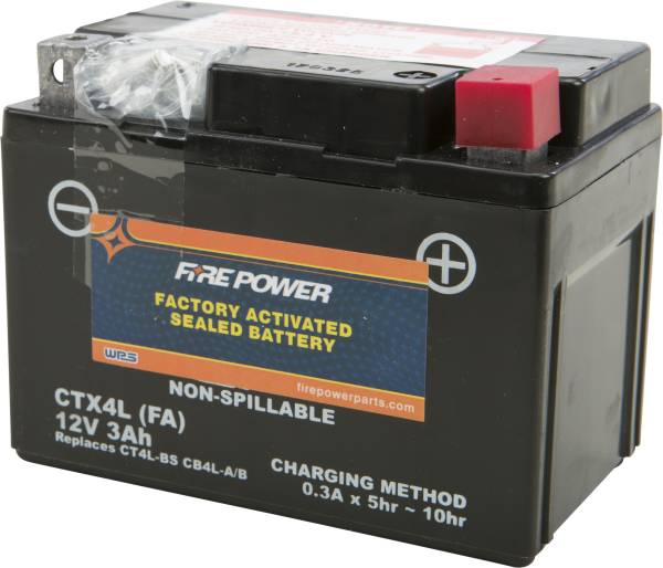 FIRE POWER - BATTERY CTX4L/CT4L SEALED FACTORY ACTIVATED - Image 1