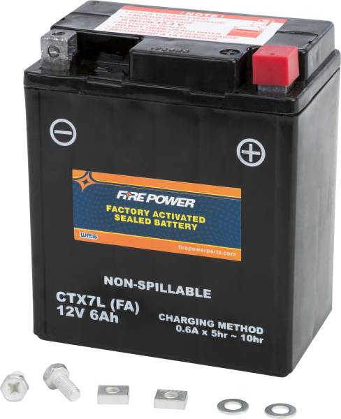 FIRE POWER - BATTERY CTX7L SEALED FACTORY ACTIVATED - Image 1