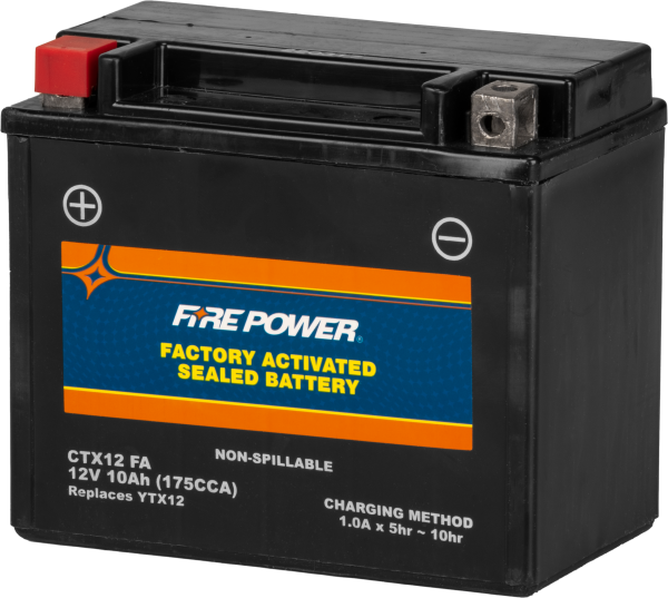 FIRE POWER - BATTERY CTX12 SEALED FACTORY ACTIVATED - Image 1