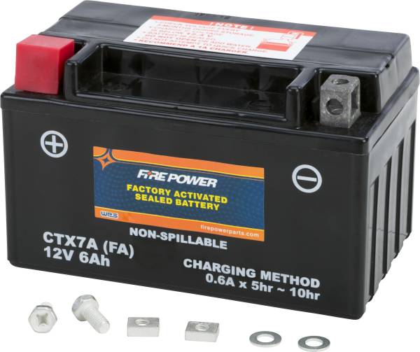 FIRE POWER - BATTERY CTX7A SEALED FACTORY ACTIVATED - Image 1