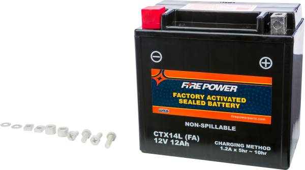 FIRE POWER - BATTERY CTX14L SEALED FACTORY ACTIVATED - Image 1