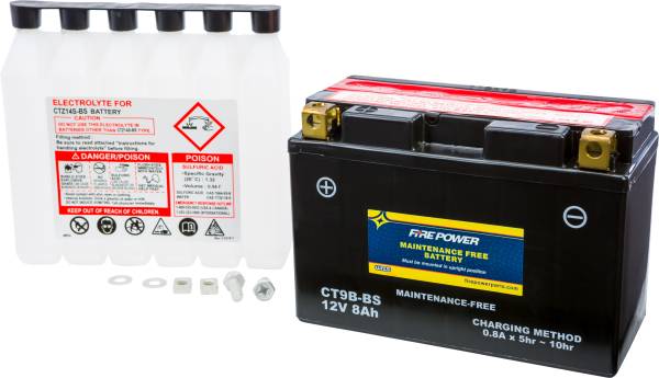 FIRE POWER - BATTERY CT9B-BS MAINTENANCE FREE - Image 1