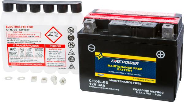 FIRE POWER - BATTERY CTX4L-BS MAINTENANCE FREE - Image 1