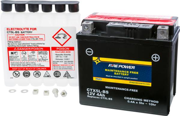 FIRE POWER - BATTERY CTX5L-BS MAINTENANCE FREE - Image 1