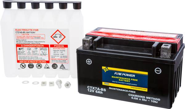 FIRE POWER - BATTERY CTX7A-BS MAINTENANCE FREE - Image 1