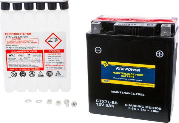 FIRE POWER - BATTERY CTX7L-BS MAINTENANCE FREE - Image 1