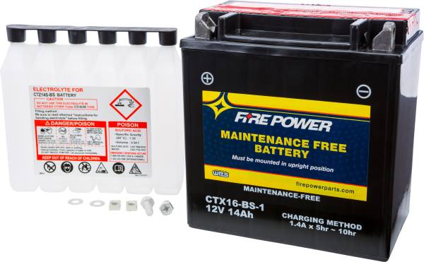 FIRE POWER - BATTERY CTX16-BS-1 MAINTENANCE FREE - Image 1