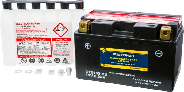 FIRE POWER - BATTERY CTZ10S-BS MAINTENANCE FREE - Image 1